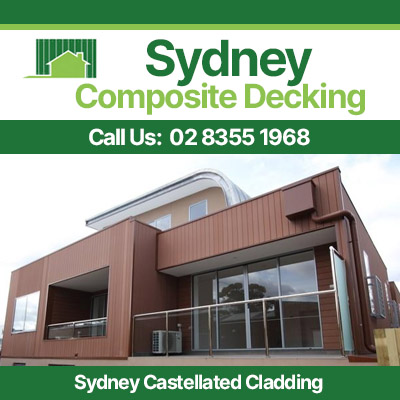 Castellated composite cladding in terracotta on Sydney commercial building